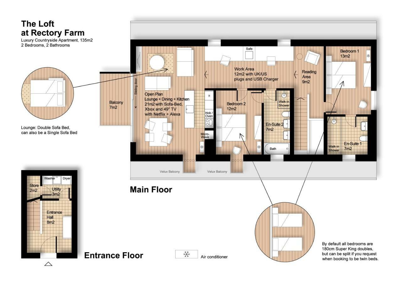 Villa The Loft : Luxury Countryside Retreat For Family & Friends Clipston  Exterior foto
